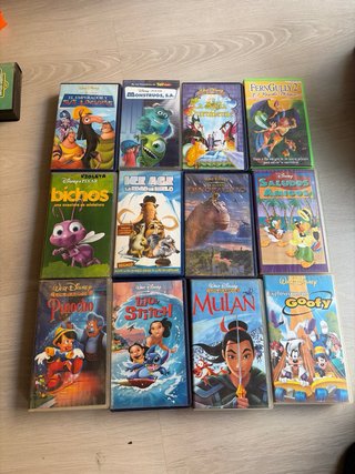 Lote Películas VHS Disney (Español)