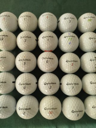 25 Bolas de Golf TaylorMade grado A
