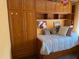 Dormitorio juvenil cama nido madera