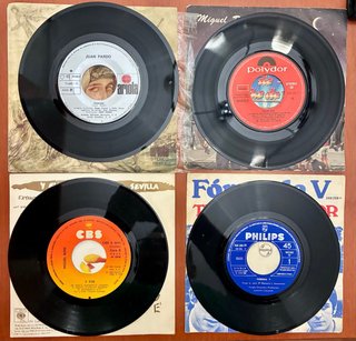 Lote 4 Vinili Pop Rock Spagnolo