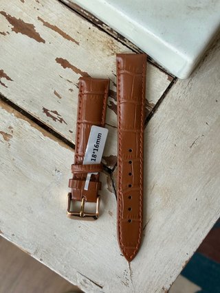 Correa de reloj de cuero 18mm