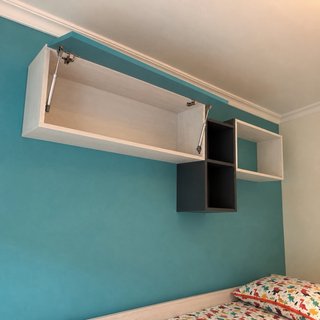 Cama Nido Juvenil 90x190 con Estanterías