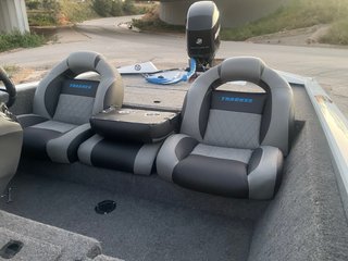 Tracker 175 TXW lista para pescar Bass boats