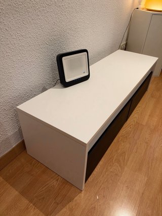 Mueble TV Blanco y Negro