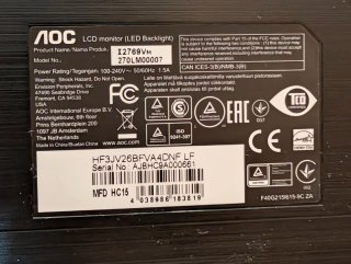 Monitor AOC I2769VM de 27 pulgadas