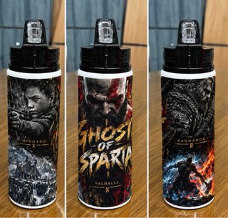 Botella God of War 600 ml | Kratos | Gaming | Alum