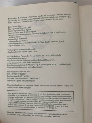 Libro Princesa de los corales