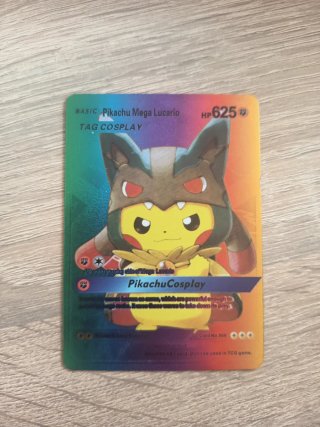 Carta Pokémon Pikachu Mega Lucario