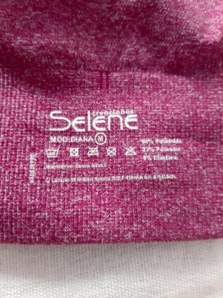 Reggiseno sportivo Selene rosa sfumato