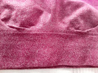 Reggiseno sportivo Selene rosa sfumato
