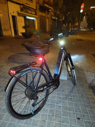 Bicicleta Eléctrica Giant Azul