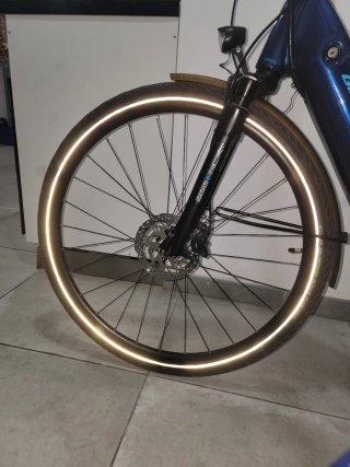 Bicicleta Eléctrica Giant Azul