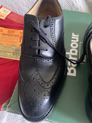 Zapatos Barbour 42 piel NEW