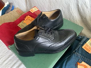 Zapatos Barbour 42 piel NEW