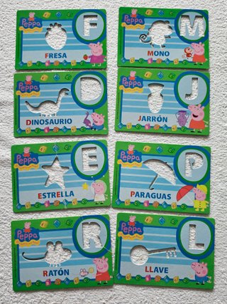 Peppa Pig. Ilumina letras y números