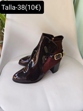 Zapatos de Tacón Negros Talla 38