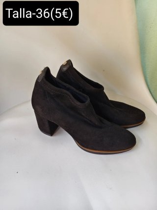 Zapatos de Tacón Negros Talla 38