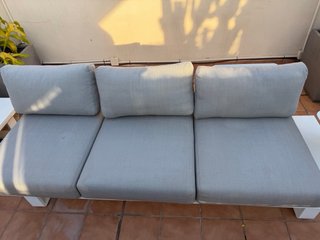 Sofá de 3 plazas para terraza