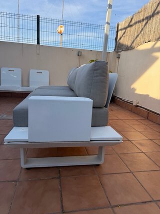 Sofá de 3 plazas para terraza