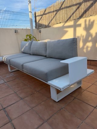 Sofá de 3 plazas para terraza