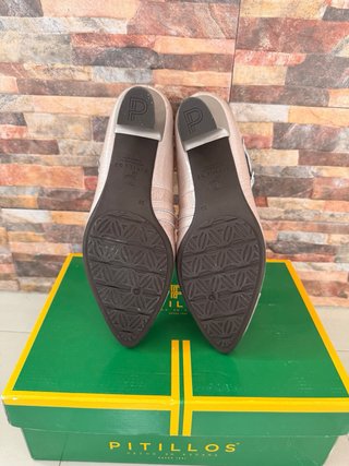 Zapatos Pitillos Mary Janes Mujer Piedra Talla 38