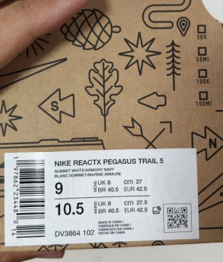 T42,5 Nike Reactx Pegasus Trail 5