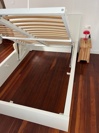 Cama MALM Ikea 140x200cm Blanca