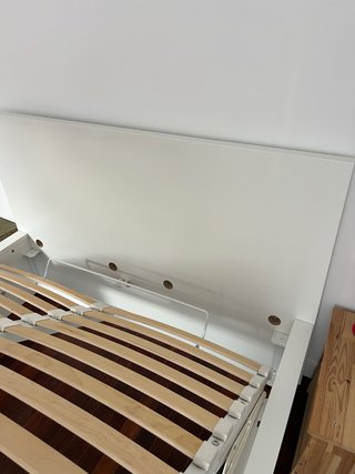 Cama MALM Ikea 140x200cm Blanca