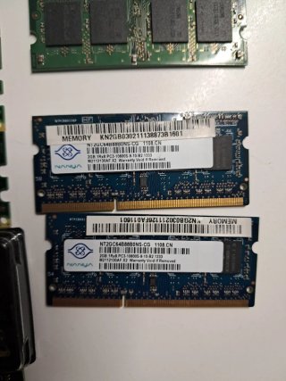 Lote Memorias RAM Kingston, Crucial, Samsung