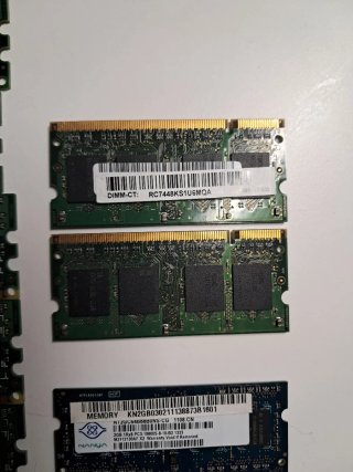 Lote Memorias RAM Kingston, Crucial, Samsung
