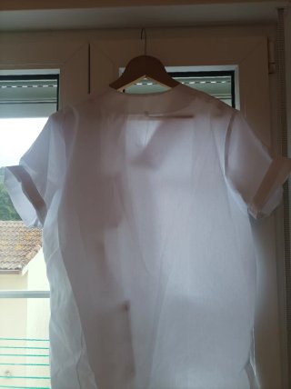 Casaca blanca talla M