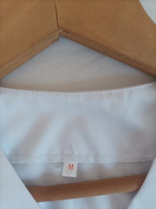 Casaca blanca talla M