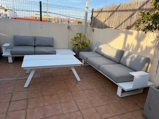 Sofá de dos plazas para terraza