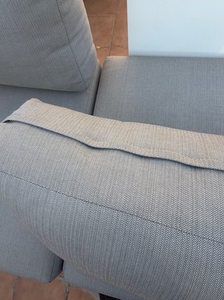 Sofá de dos plazas para terraza