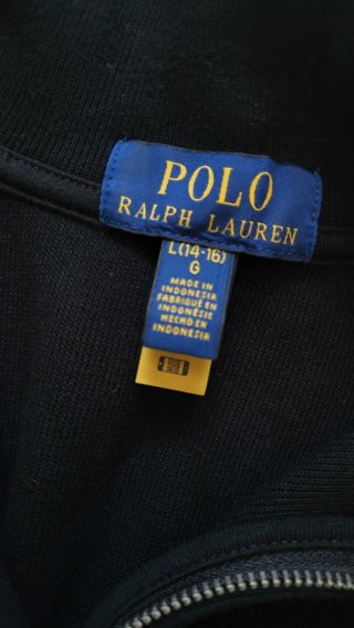 Polo Ralph Lauren Jersey Cuello Alto Negro