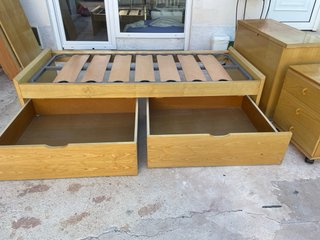 Cama nido con cajones madera