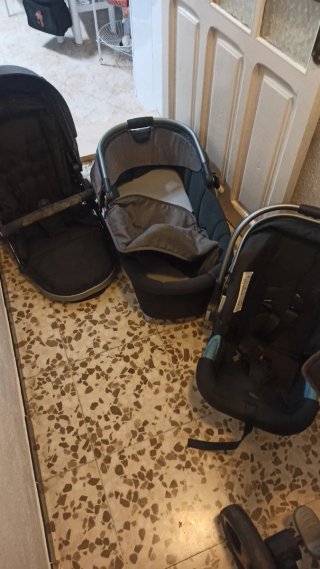 Cochecito de bebé 3 piezas.