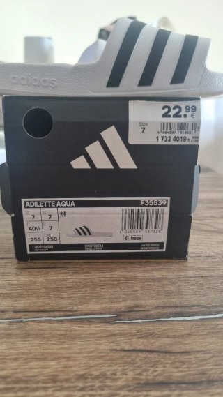 Chanclas Adidas Talla 40 1/2