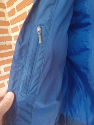 Abrigo infantil azul Decathlon TALLA 14
