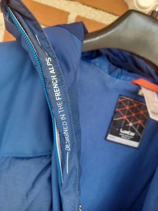 Abrigo infantil azul Decathlon TALLA 14