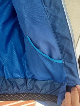 Abrigo infantil azul Decathlon TALLA 14