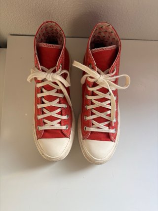 Zapatillas Converse Altas Naranjas