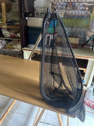 Red de pesca con palo y sin palo