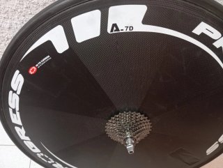 Rueda lenticular Progress A7-D Carbono