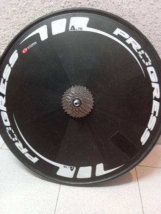 Rueda lenticular Progress A7-D Carbono