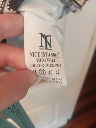 Ocasión hoy Vestido Nice Istanbul Negro y Blanco p