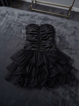 Vestido Vintage Años 80 Negro