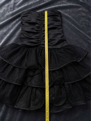 Vestido Vintage Años 80 Negro