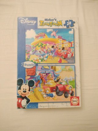 Puzzle Disney Mickey Toontown 20 piezas