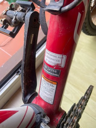 Bicicleta Montaña Cannondale SL Aluminio.